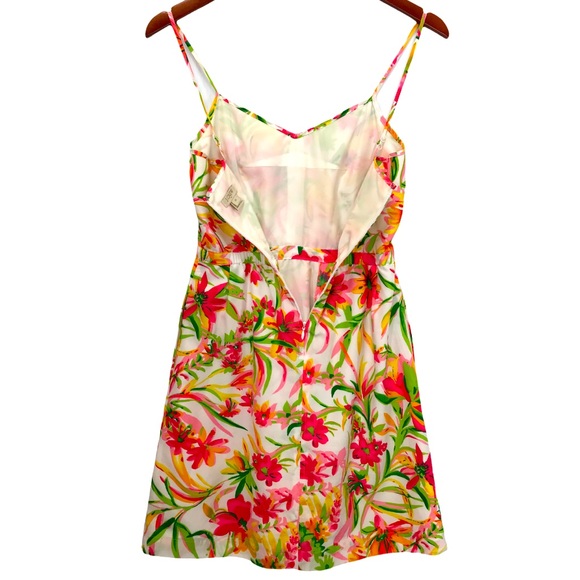 J. Crew Spaghetti Strap Floral Print Mini Dress - 00/0 - Picture 4 of 16